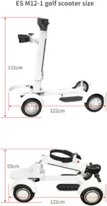 Premium Electric Golf Cart 2000W 48V Four-Wheel Golf Cart Scooter is the perfect companion for any golfer looking to enhance their experience on the course.