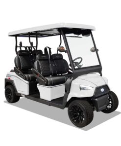 Discover the perfect combination of luxury, functionality, and style with the Bintelli Nexus Golf Cart 4 Passenger in White.