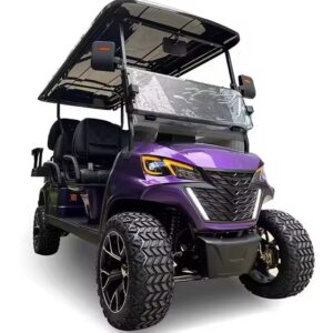 Designed for both performance and comfort, this golf cart is perfect for hitting the trails or cruising through your neighborhood.