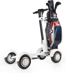 The 2024 Premium Golf Trolley Scooter is here to change the way you navigate the course.